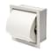 Alfi Brand ALFI brand ABTPC77-W White Matte Stainless Steel Recessed Toilet Paper Holder with Cover ABTPC77-W - alternate 1
